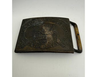 Vintage Henry Ford Detroit Model T Belt Buckle