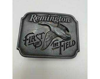 Remington First In The Field Belt Buckle