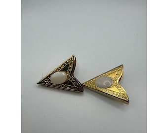 Vintage Golden Shirt Collar Tips