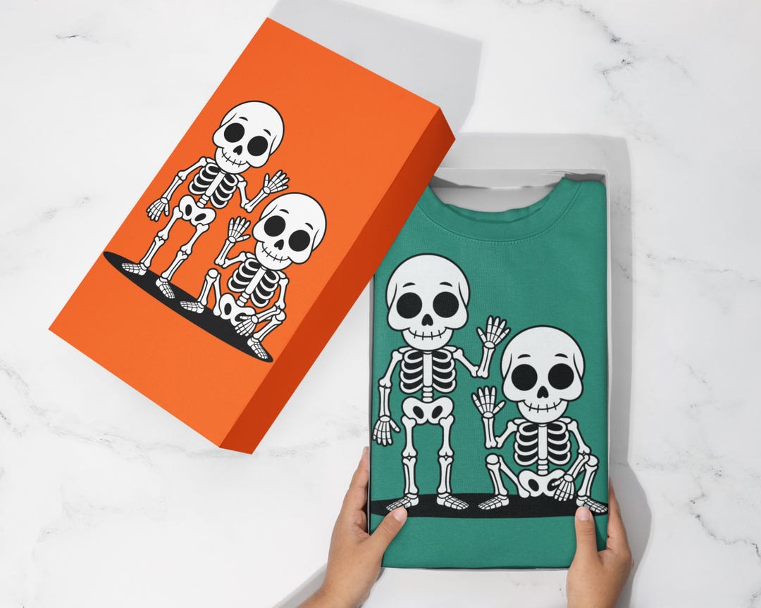 Halloween Party Skeletons PNG, Spooky Fun Skeleton Design, Halloween ...