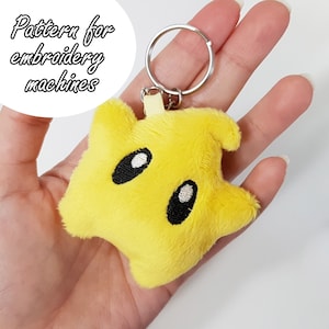 ITH (in the hoop) embroidery pattern Luma super mario galaxy