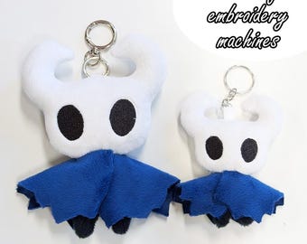 ITH (in the hoop) embroidery pattern Knight Hollow Knight mini plush