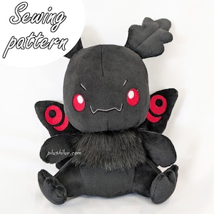 Cute baby Mothman sewing pattern PDF