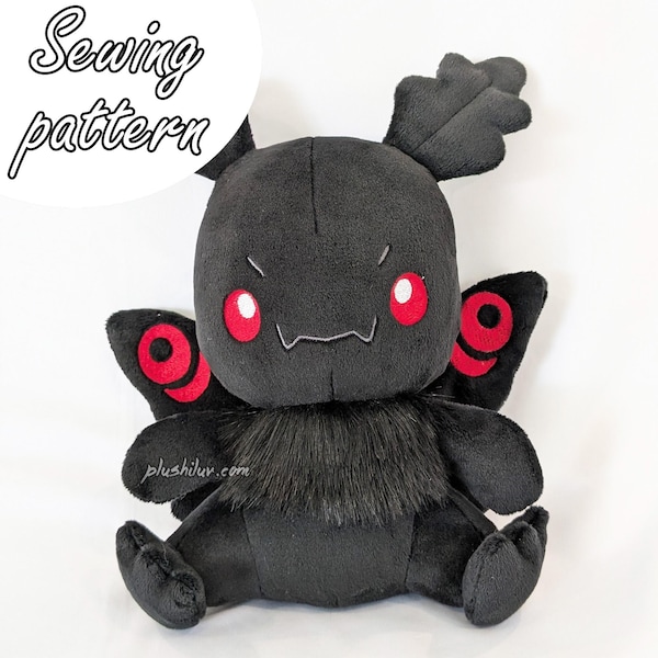 Cute baby Mothman sewing pattern PDF