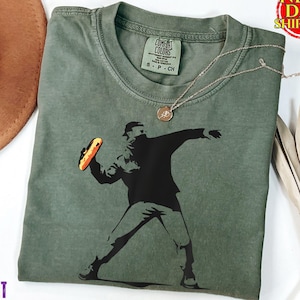 Comfort Colors® Banksy Inspired Sandwich Thrower T-Shirt