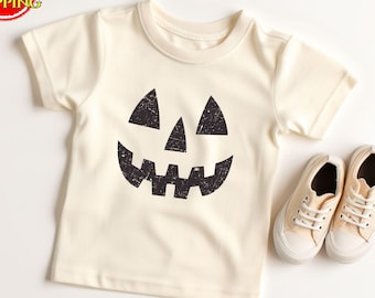 Halloween Jack O Lantern Toddler Shirt Pumpkin Shirt Fall Shirts Halloween Tee Cute Spooky Shirt Kids Halloween Baby Bodysuit