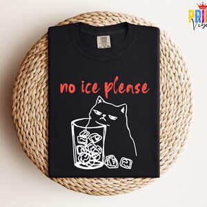 Comfort Colors® No ICE Please Shirt, No Ice Cat Meme Shirt, Pro Immigration Tee, Abolish ICE Shirt, Social Justice Protest Top, Anti Ice Tee image 6