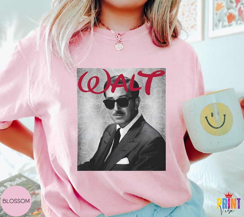 Comfort Colors® Walt Disney Shirt, Vintage Mickey Mouse Tee, Disneyland Magic Kingdom Gift, Disney Fan T-Shirt for Men & Women