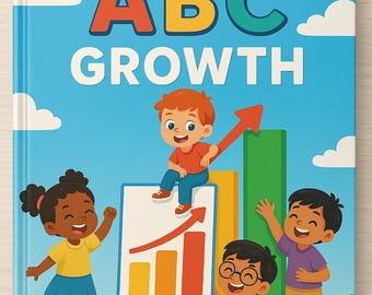 ABC Growth Lesson for Kids, Educational Children's Activity, Early Learning Tool, Preschool Learning, Kids Literacy Book