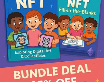 Learn with ABC Financial Literacy NFT Bundle – Kids Educational Collectible + Printable Money Lessons