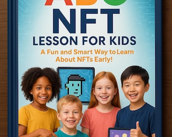 ABC nft's Lesson for kids, Educational nft Art, Digital Learning Tool, Fun Kids NFT, Children's Digital Art Lesson