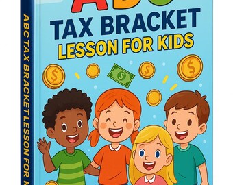 ABC Tax Bracket Lesson for Kids, Educational Tax Resource, Children's Learning Taxes, Homeschool Finance Tool