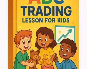 ABC Trading Lesson for Kids, Educational Activity, Learning Trading Basics, Children's Financial Literacy