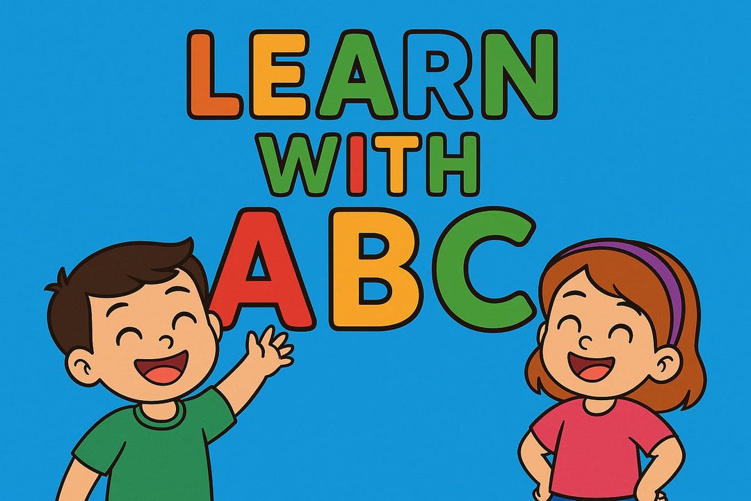 Learn With ABC Alphabets for Kids - Etsy