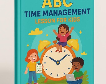 ABC Time Management For Kids, Educational Tool, Child Learning Aid, Kids Schedule Planner, Parenting Help