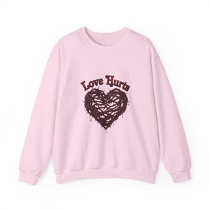 Sudadera Love Hurts Heart / San Valentín gótico, romance emo