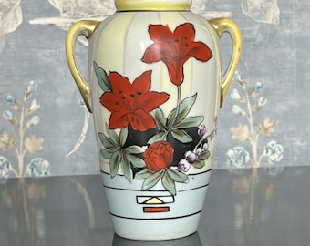 Antique Hand Painted Vase