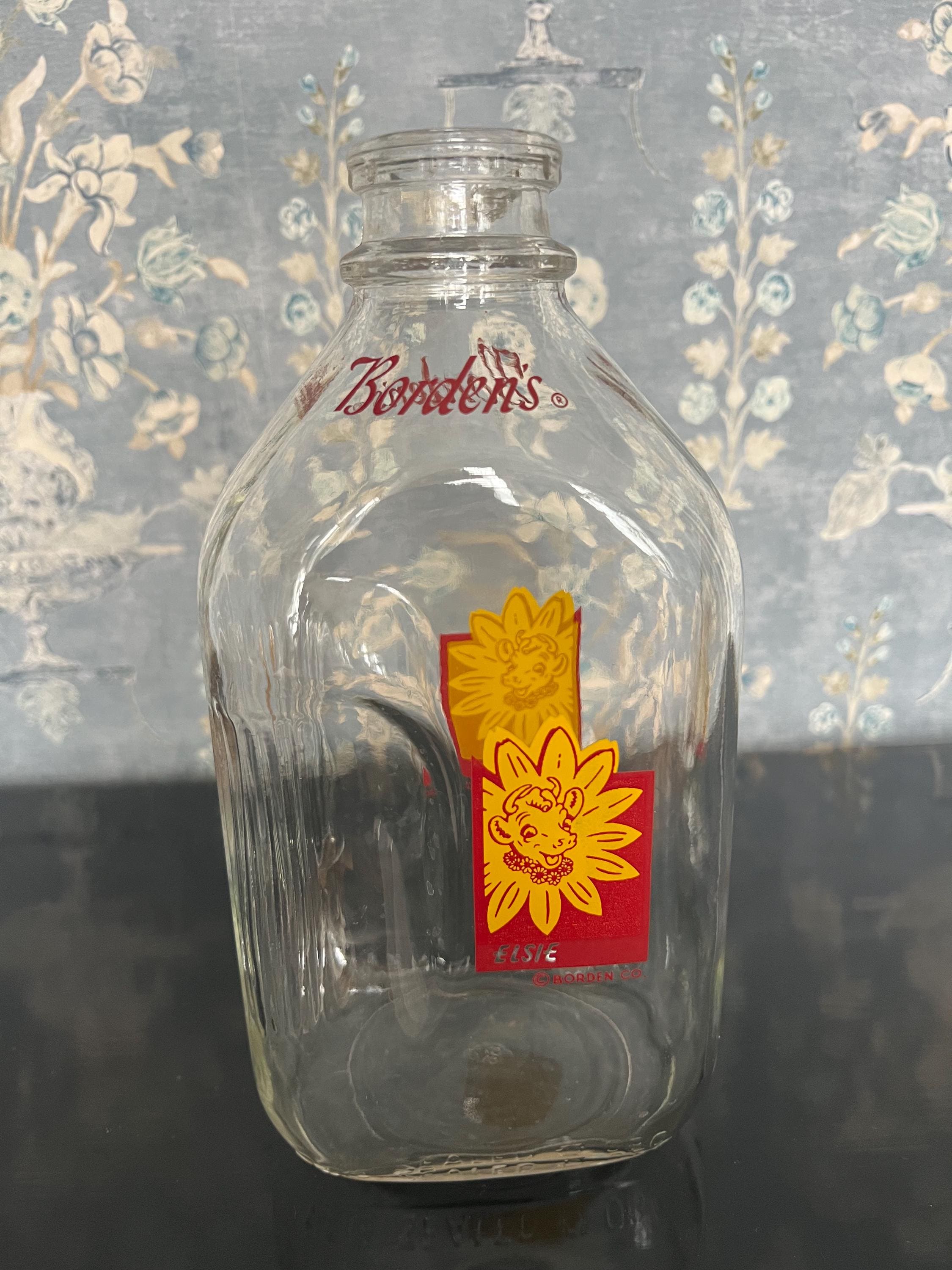 アメリカ ボーデン ビンテージ ミルクボトル 1ガロン Borden エルシー