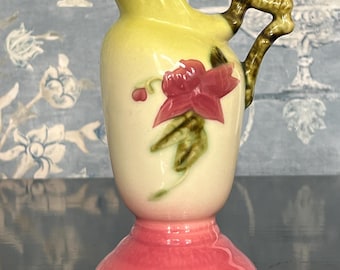 Antique Hull Pottery Woodland Ewer Small Pitcher or Vase