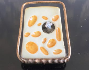Vintage Limoges France Porcelain "French Cheese" Mouse Trap Trinket Box - Hand Painted "Peint Main"