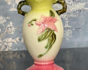 Antique Hull Pottery Woodland Trophy Vase