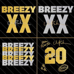Chris Brown Breezy Bowl 2025 Tour PNG Files: T-Shirt Designs