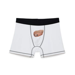 Playful Men&#39;s Boxers, Fun Underwear Gifts, Unique Boxer Shorts, Custom Print Boxers, Hilarious Gift for Him