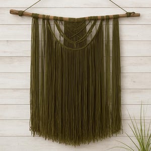 Large Beach/Boho Macrame Wall Hanging