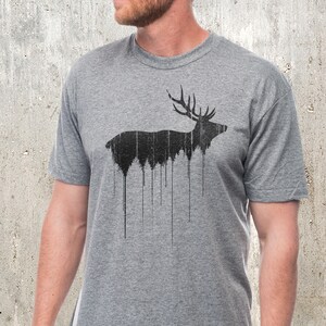 Funny Elk Hunter T-Shirt Men And Women Styles Funny Elk Hunter T-Shirt Men And Women Styles