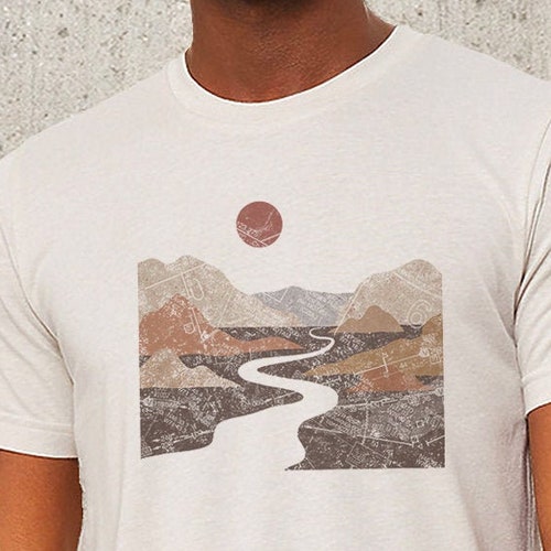 JIEHONGH Landscape and Mountain B8-29 Mens T-Shirt JIEHONGH Landscape and Mountain B8-29 Mens T-Shirt