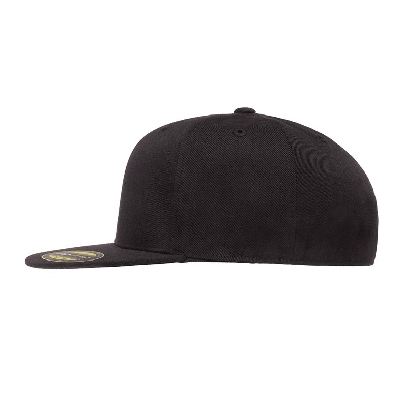 Flexfit snapback hat embroidered with trout and pine trees, handmade in Colorado
