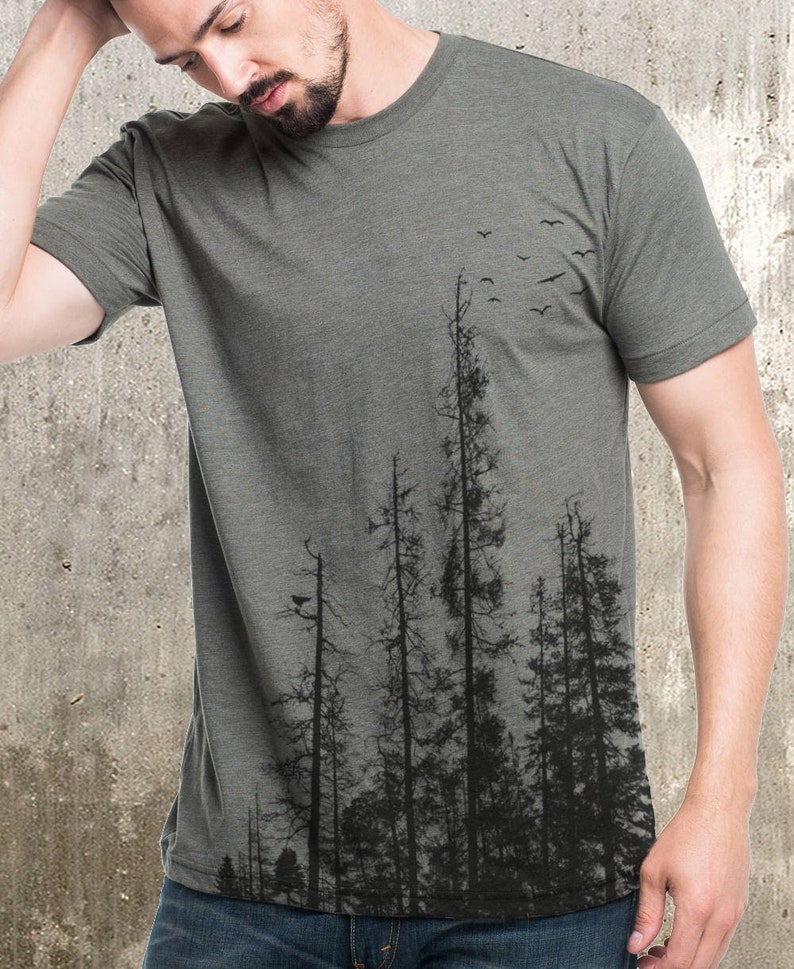 Men's Pine Tree Forest T-Shirt