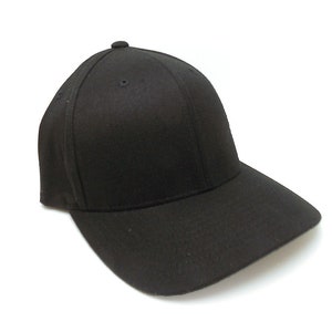 May include: A black baseball cap with a curved brim. The cap is made of a soft, comfortable fabric.