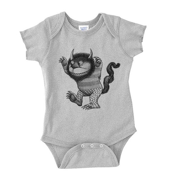 SALE - Baby Onesie - Where the Wild Things Are - Available in Newborn, 6month, 1year Sizes