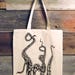 Funny Tote Bag  - Octopus Tentacles Tote Bag - Book Tote Bag Canvas - Groomsmen Gift Bags 