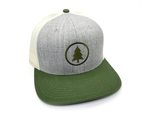Nature Trucker Hat Men/women Classic Tree Design Outdoor Cap Hiking Hat  Snapback Trucker Mesh Hat -  Canada