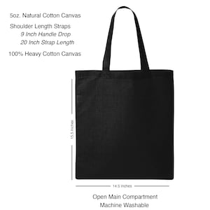 Canvas Tote Bag Moon Tote Bag Moon Phases Astronomy Gifts Groomsmen Gifts Science Tote Bag Moon Reusable Gift Bag image 5