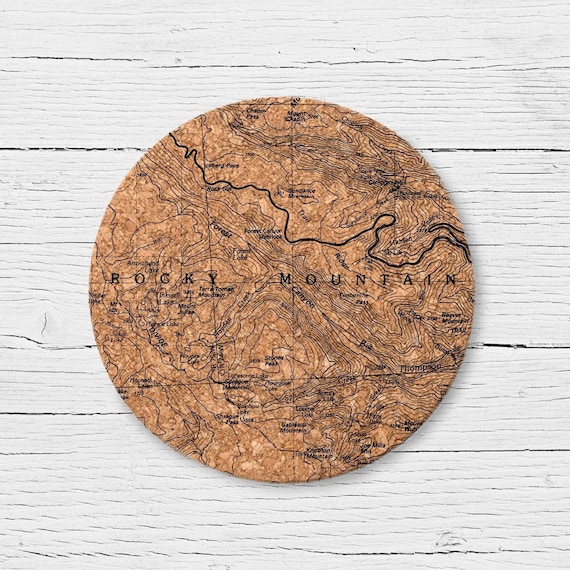 Coaster - Bigfoot Sasquatch - SET OF 2 - Leather or Stitched Cork Coaster - Bigfoot Sasquatch - SET OF 2 - Leather or Stitched Cork