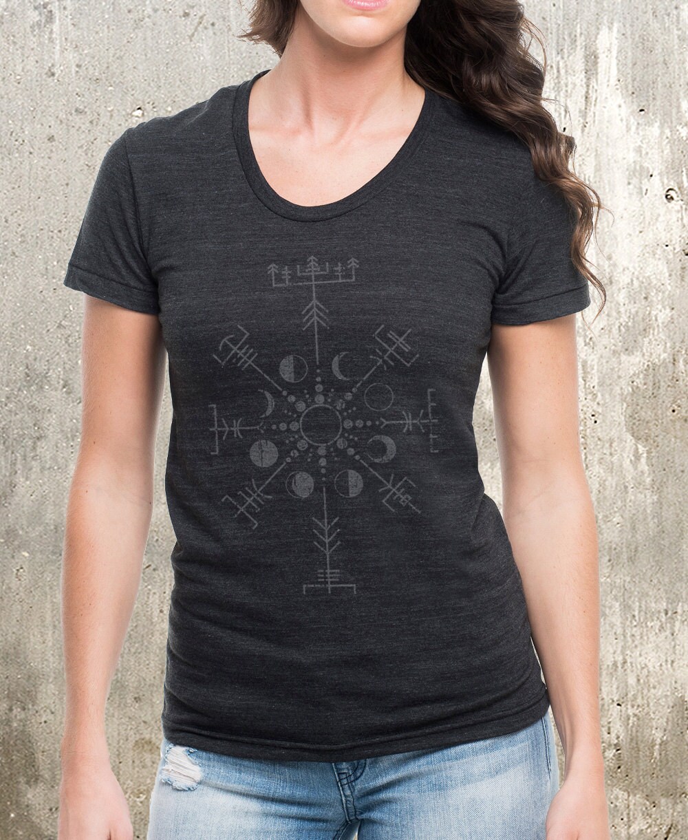 Nordic Lunar Women's T-Shirt American Apparel | Etsy