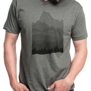 Men’s Mountain Shirt - Mountain Layers - Mountain Biking T Shirt Men - Gift for Men