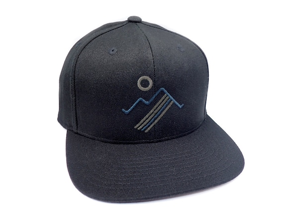 Mens Hats Peak Lines Flexfit Hat Mountain Hat Gift for Men Mountain Snapback  Hats for Men/ Fitted Hats 