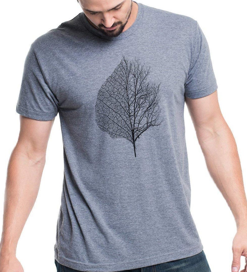 Leaf and tree nature t-shirt by Black Lantern