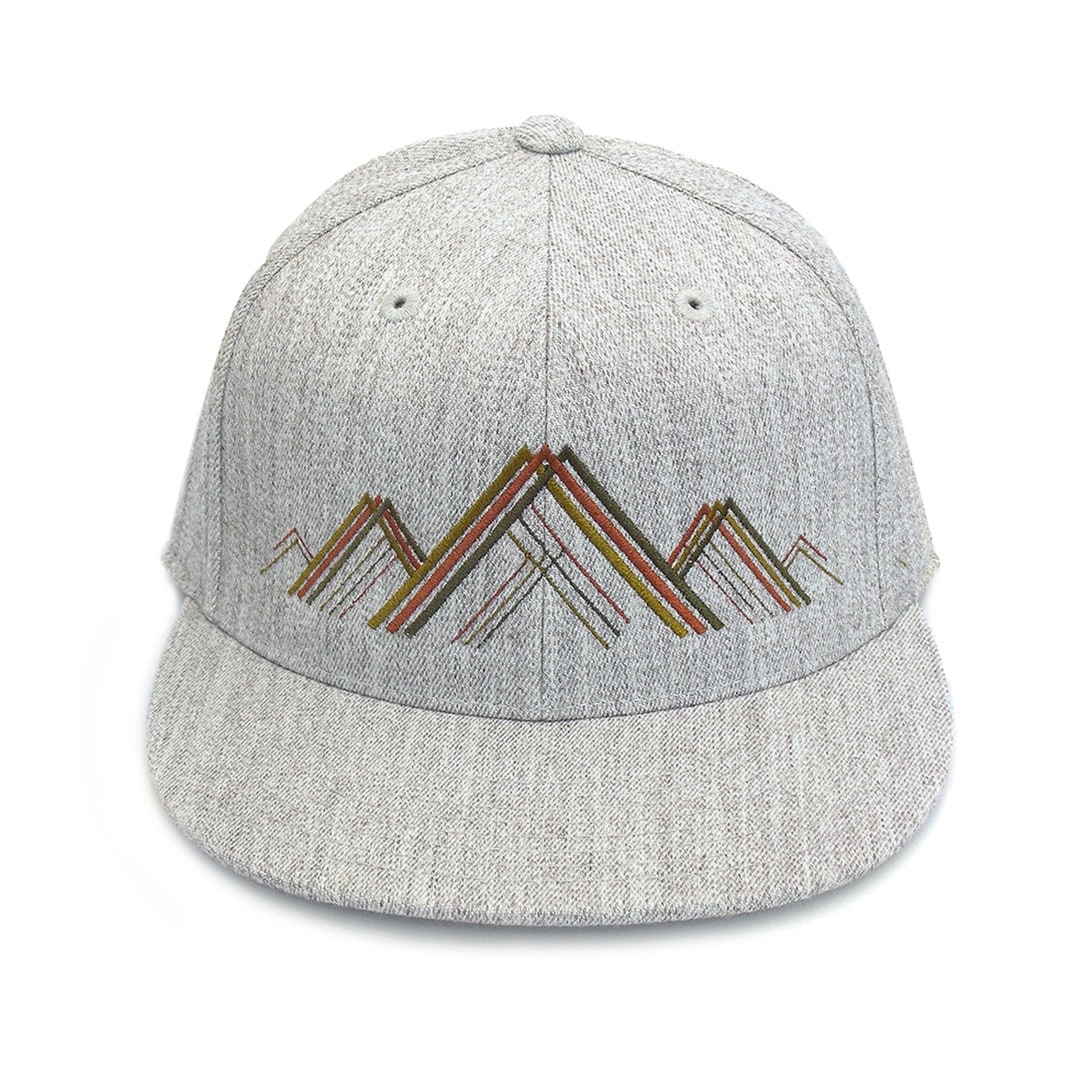 Mountain Baseball Cap Flexfit Hat Mountain Range Design Mountain Hat  Outdoor Hat Snapback or Fitted - Etsy