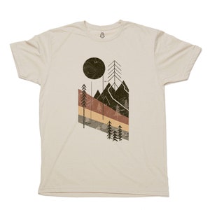 Mountain TShirt Men - Foundation - Mountain Graphic Tees  by Black Lantern Studio - Nature T-Shirts for Men and Women