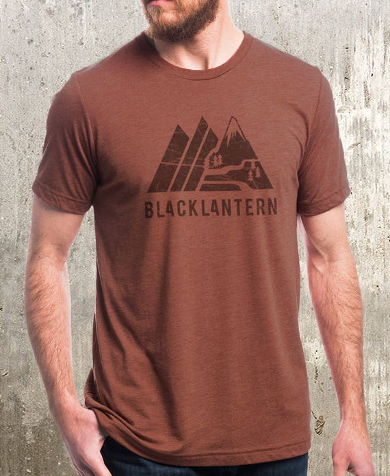 Mens Graphic Tees Retro Mountain Mountain Tee Camping T | Etsy