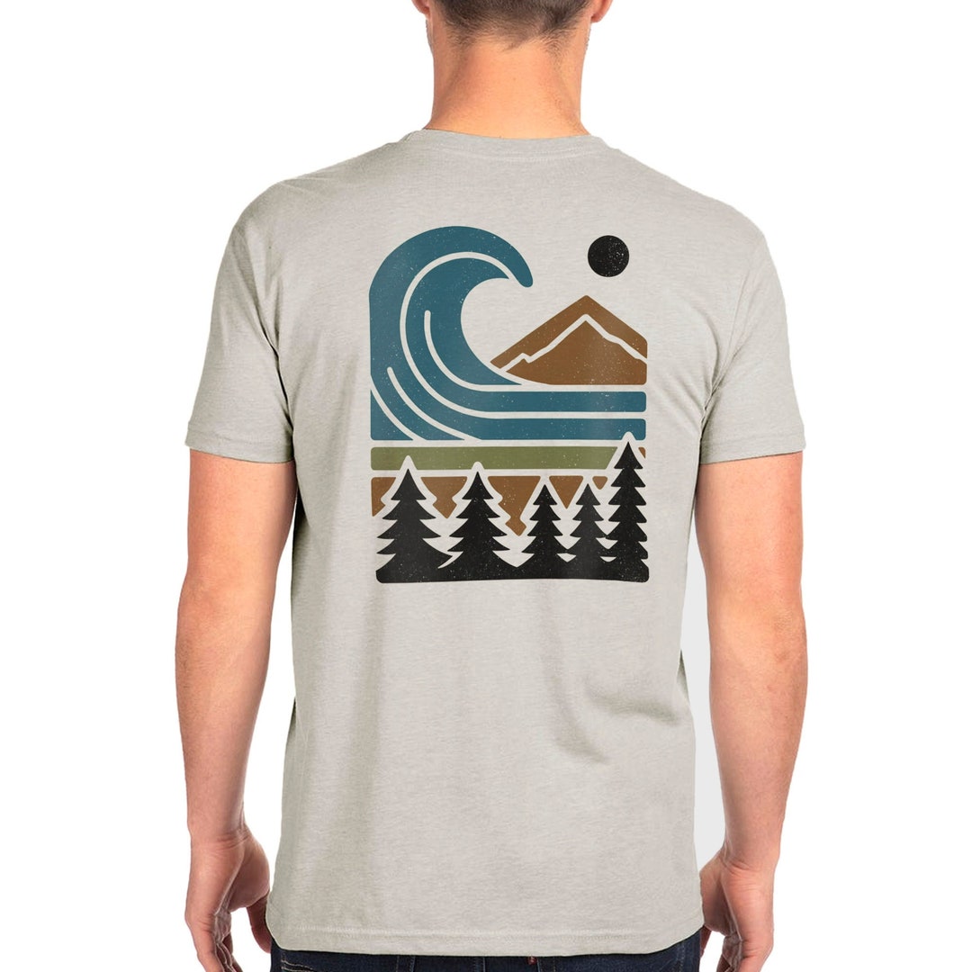 Men’s Rampart Range Nature Themed Tshirt Nature Tshirt Men Unisex