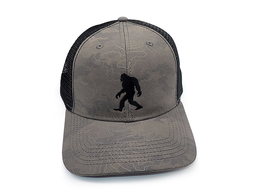 Trucker Mesh Hat Bigfoot \u0026 Topography 