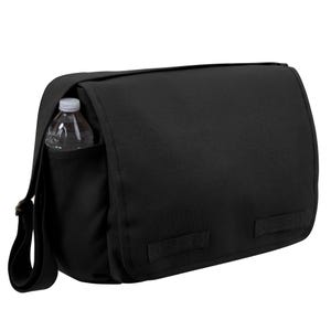messenger bag open interior multiple pockets canvas utility bag organization layout