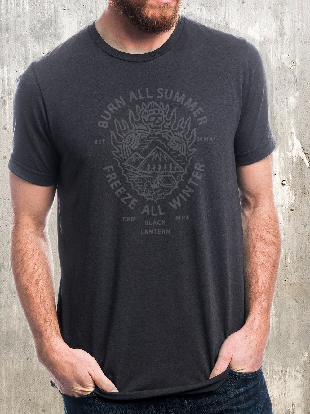 Mens Graphic Tees Grunge 