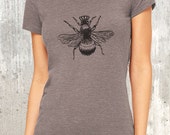 Queen Bee Women's T-Shirt - vrouw TriBlend T-Shirt - American Apparel - beschikbaar in S, M, L en XL